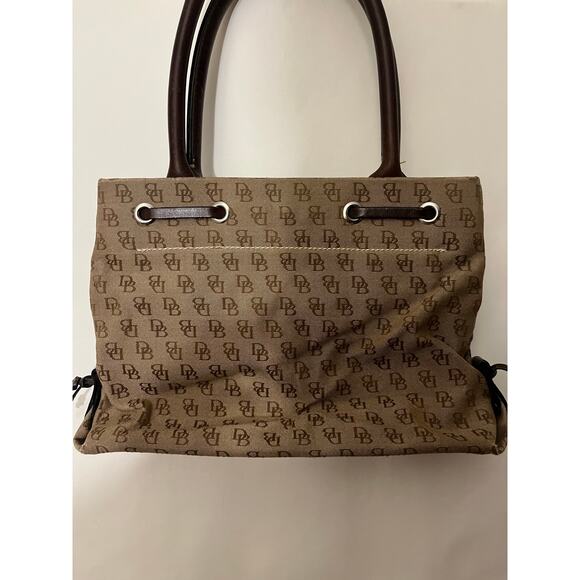 Vintage Dooney & Bourke tan and brown handbag - Picture 9 of 16